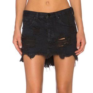 Junkyard Destroyed Skirt, size 28, pre-owned